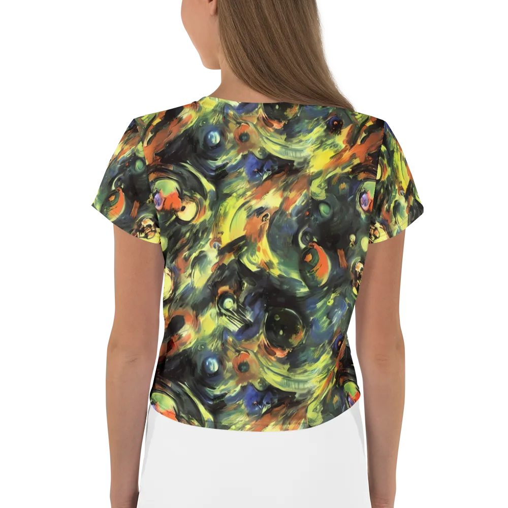 Seve Swirl on Crop Tee — Back