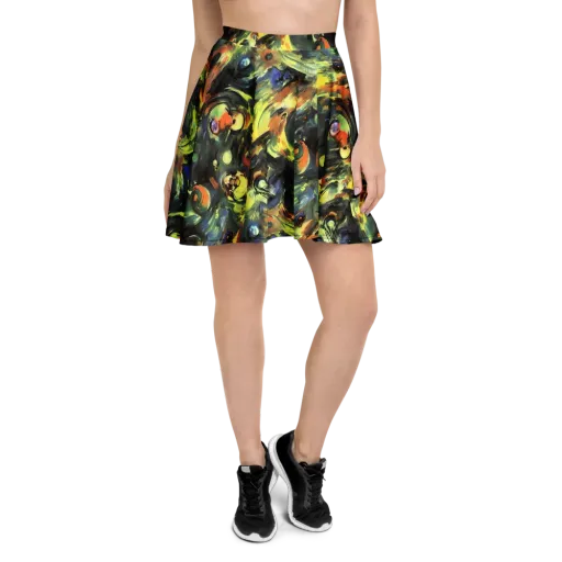 Seve Swirl on a Skater Skirt
