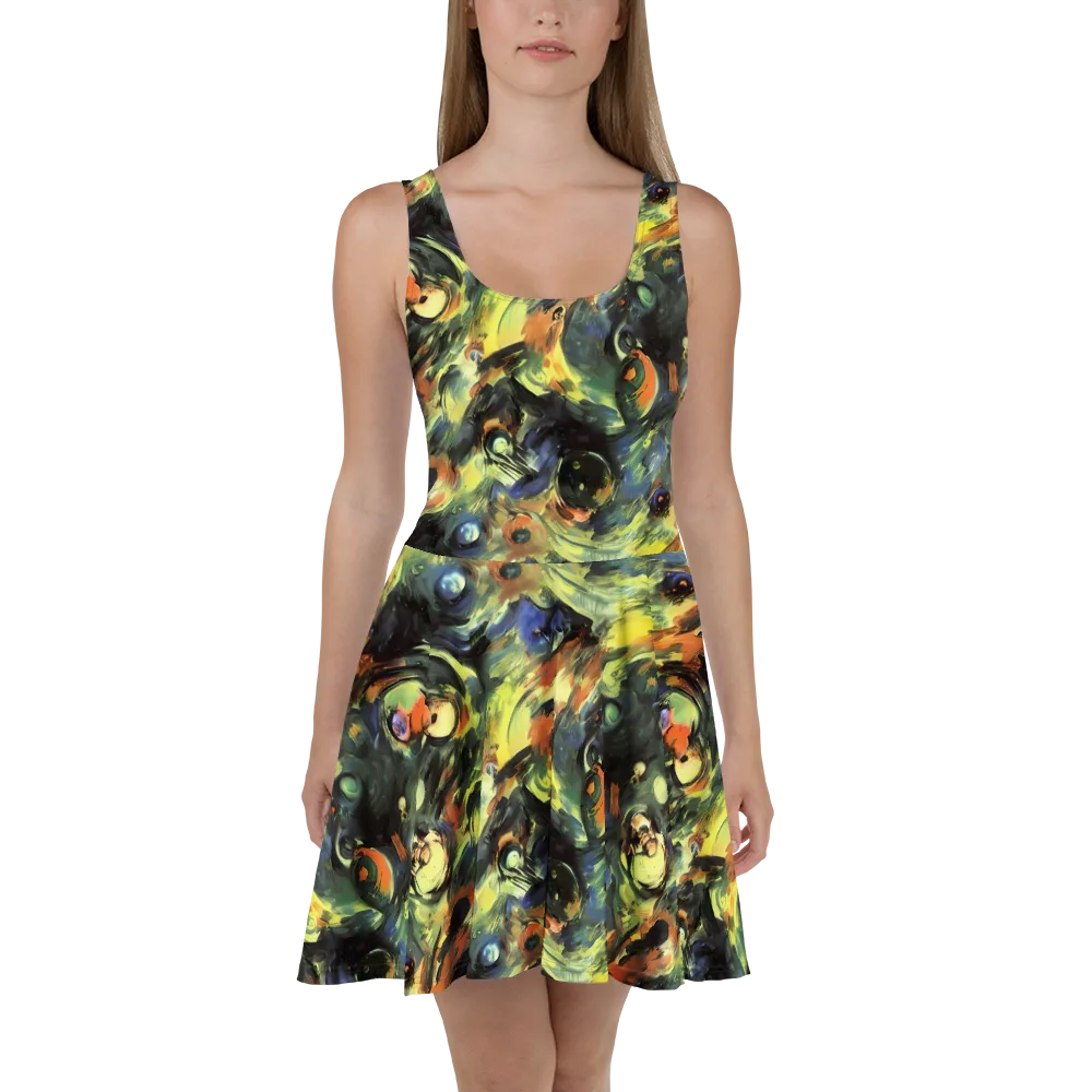 Seve Swirl on Skater Dress — Front