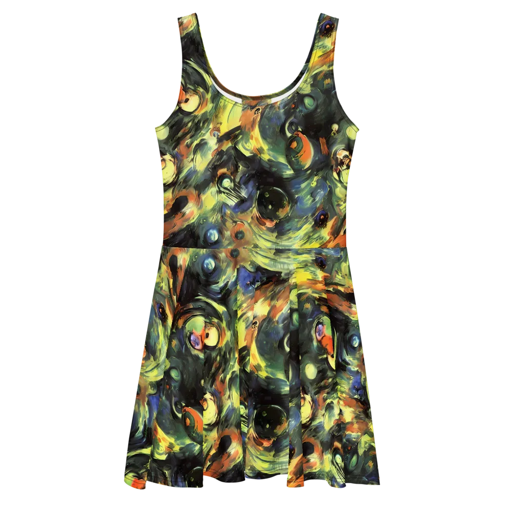 Seve Swirl on Skater Dress — Front