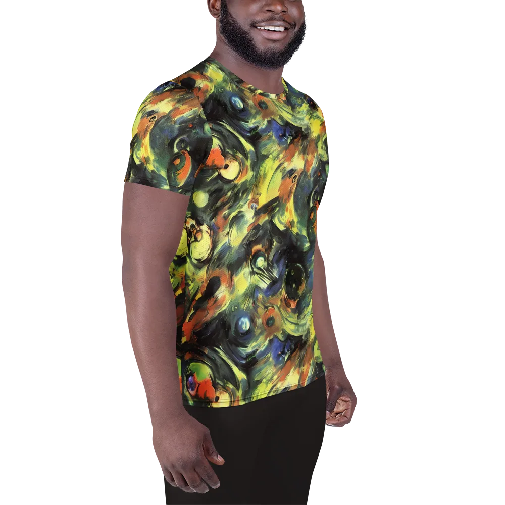 Seve Swirl on Men's Athletic T-Shirt — Right