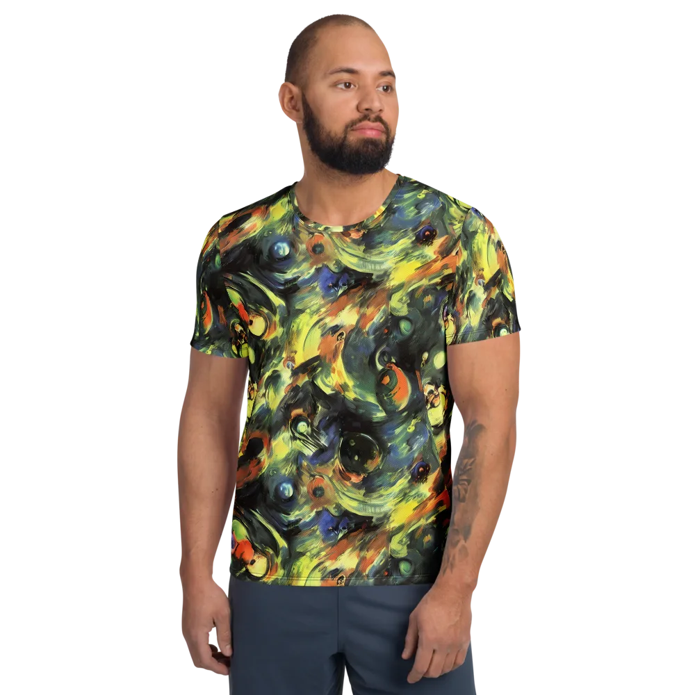 Seve Swirl on Men's Athletic T-Shirt — Front