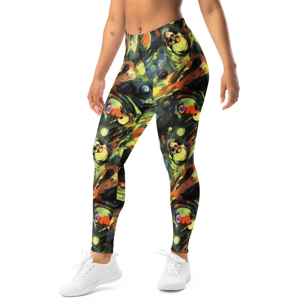 Seve Swirl on Leggings — Left Front