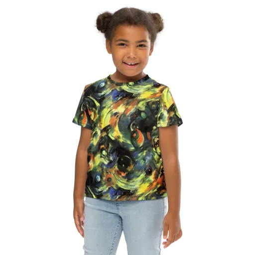 Seve Swirl on a Kids Crew Neck T-Shirt