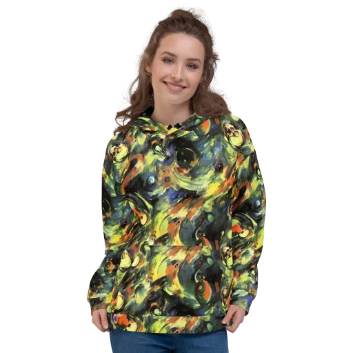 Seve Swirl on a Hoodie