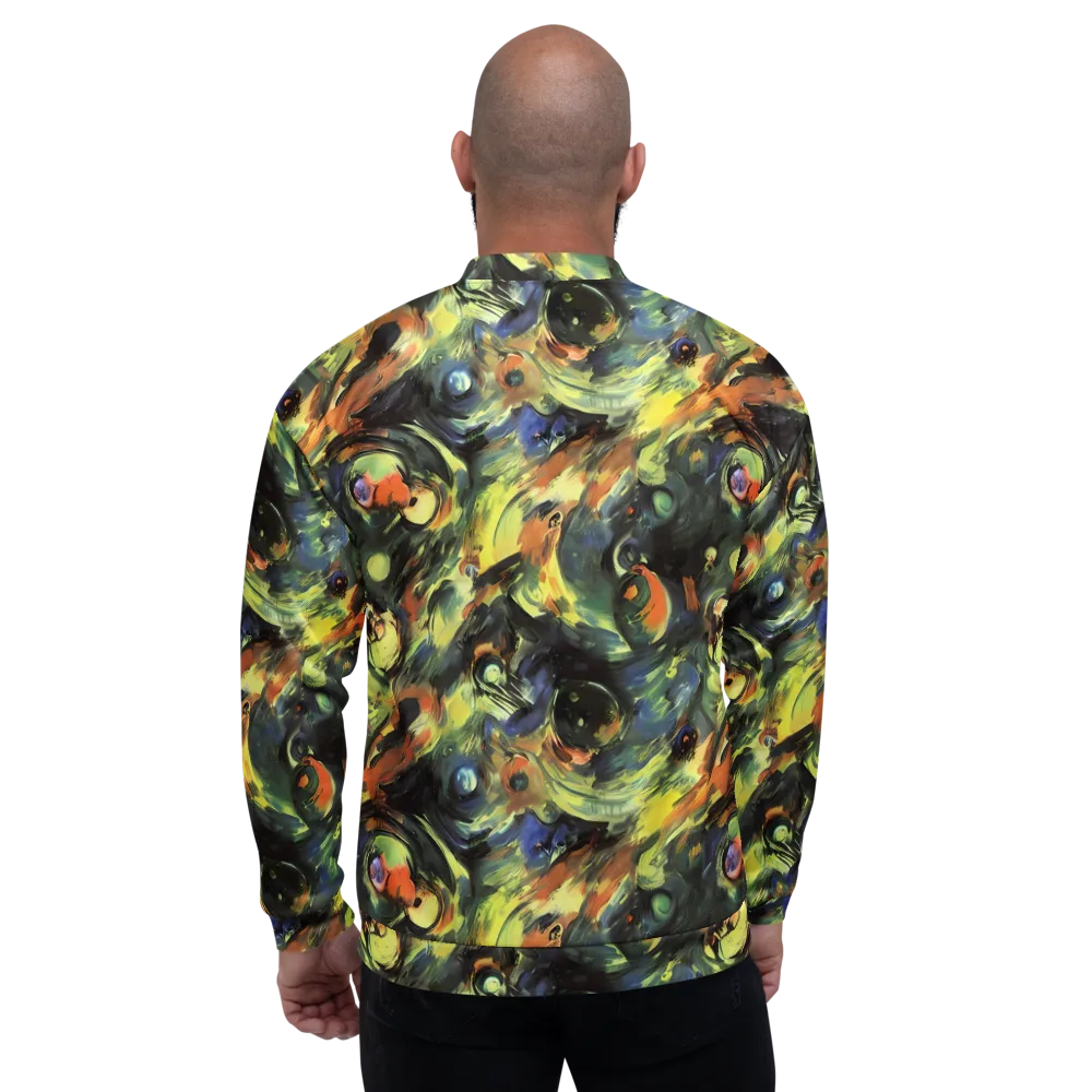 Seve Swirl on Bomber Jacket — Back