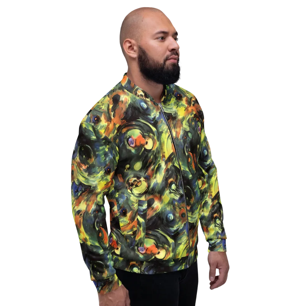 Seve Swirl on Bomber Jacket — Right