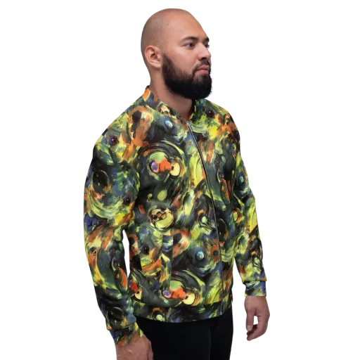 Seve Swirl on a Bomber Jacket