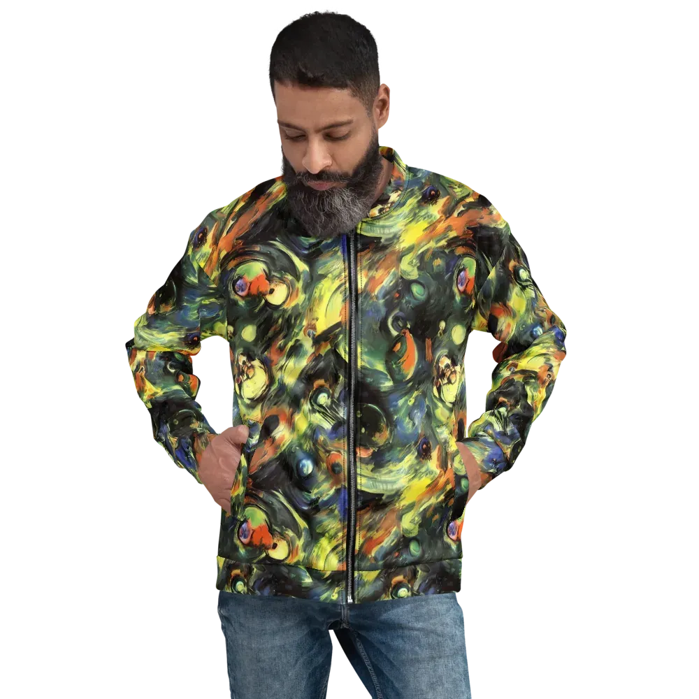 Seve Swirl on Bomber Jacket — Front