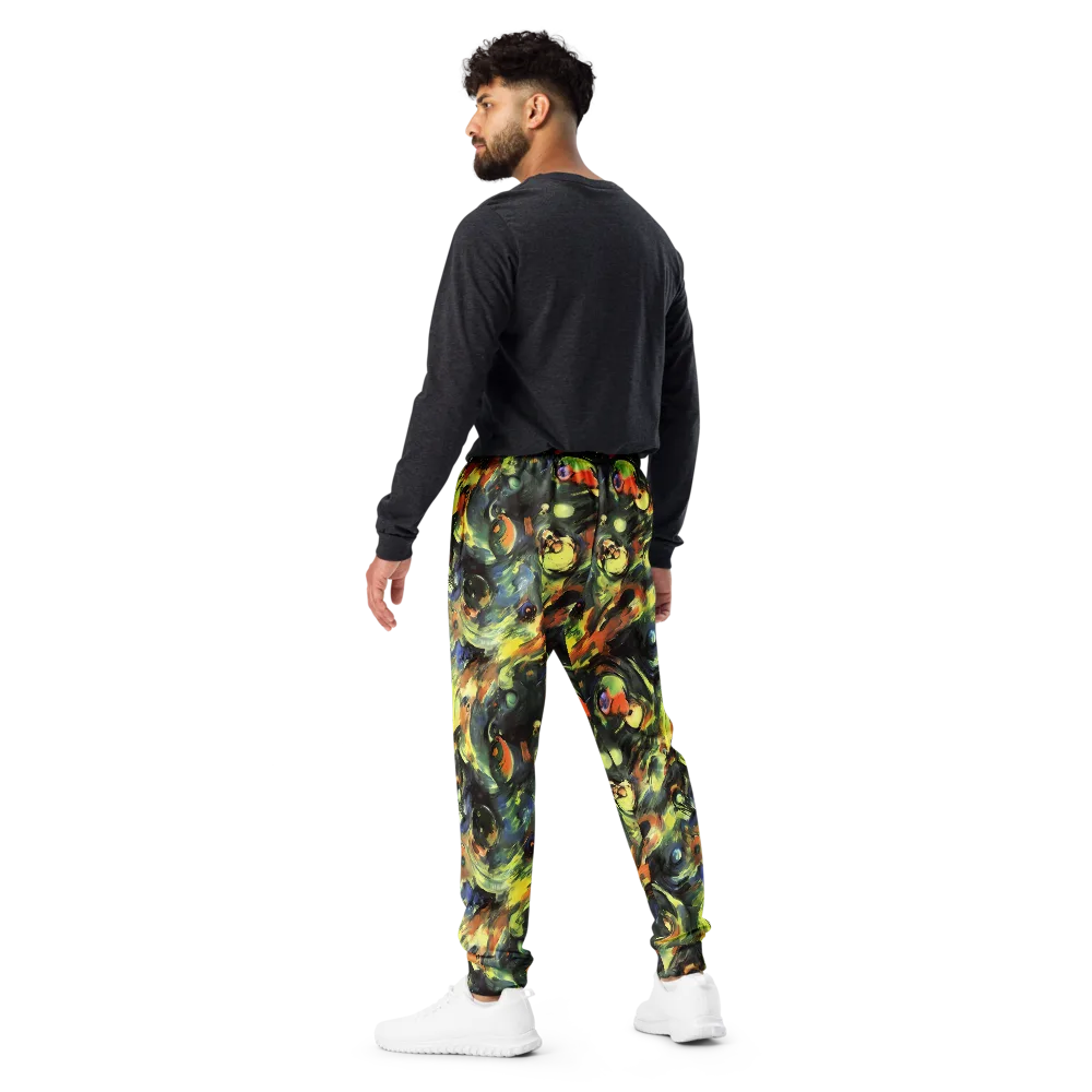 Seve Swirl on Men's Joggers — Back