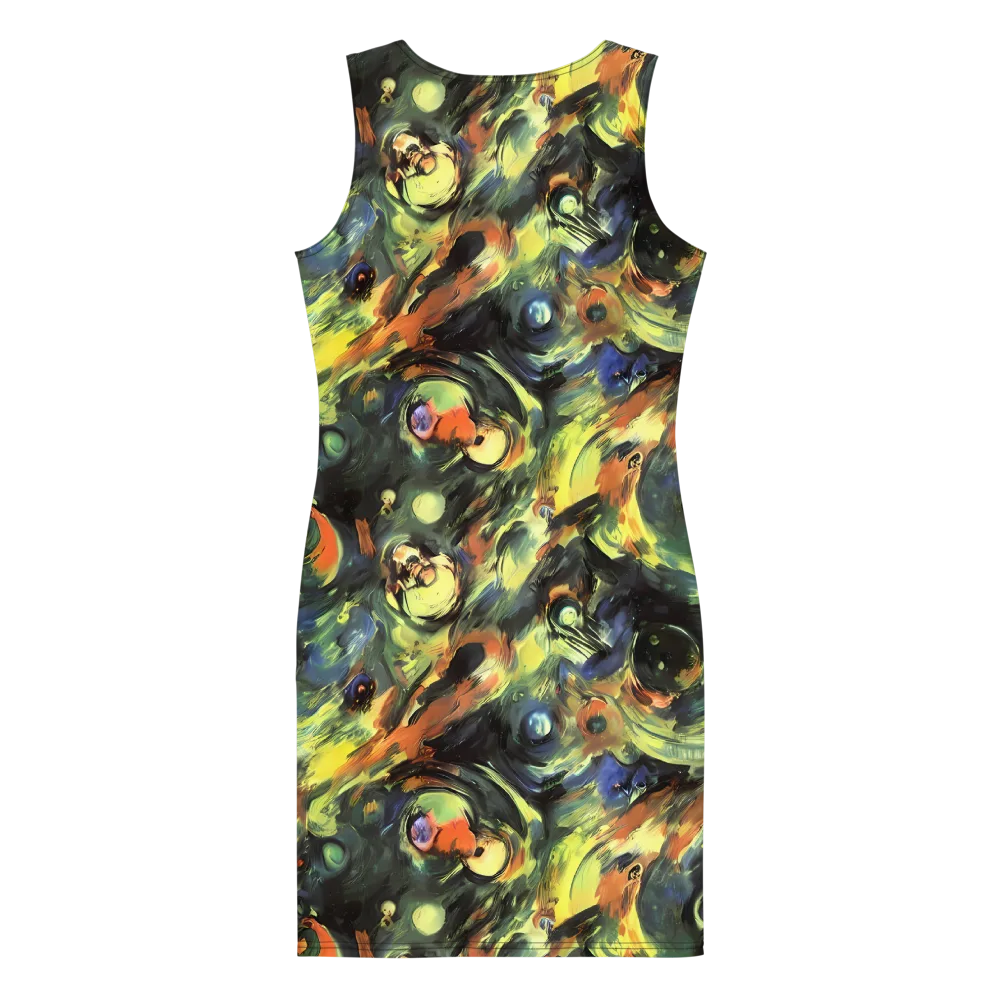 Seve Swirl on Bodycon Dress — Back