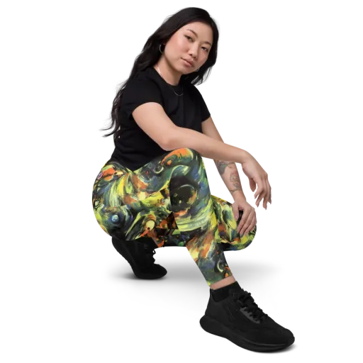 Seve Swirl on a Leggings with Pockets
