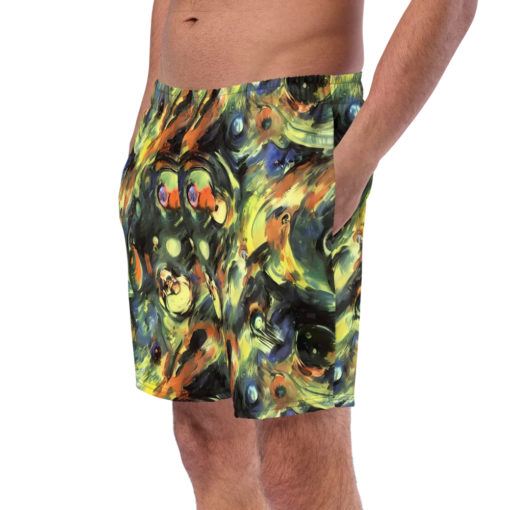 Seve Swirl on Swim Trunks — Left Front