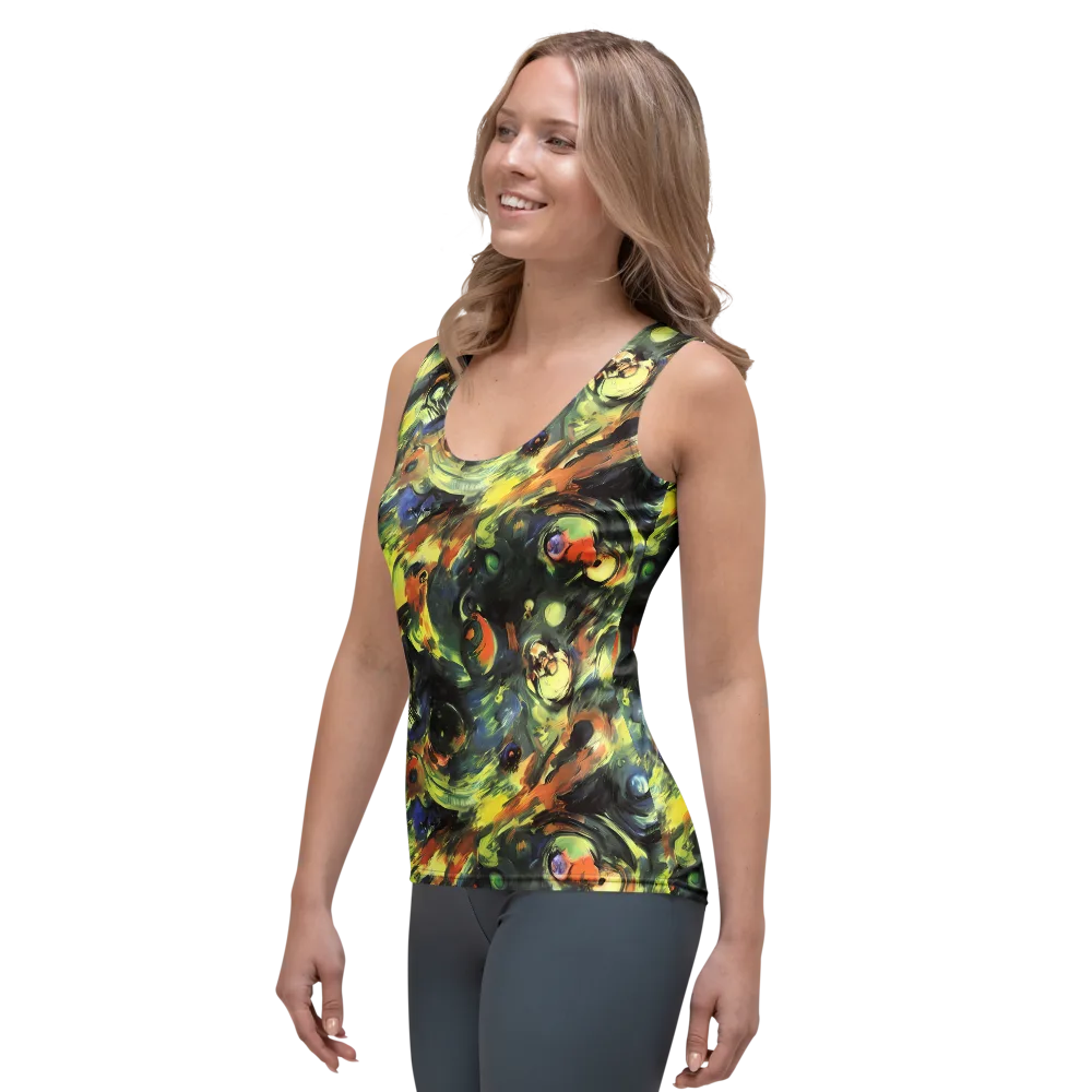 Seve Swirl on Women's Tank Top — Left Front