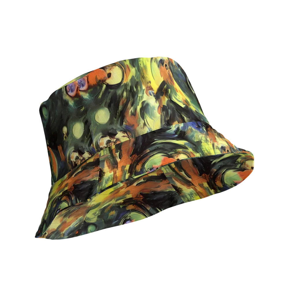 Seve Swirl on Reversible Bucket Hat — Product details Outside