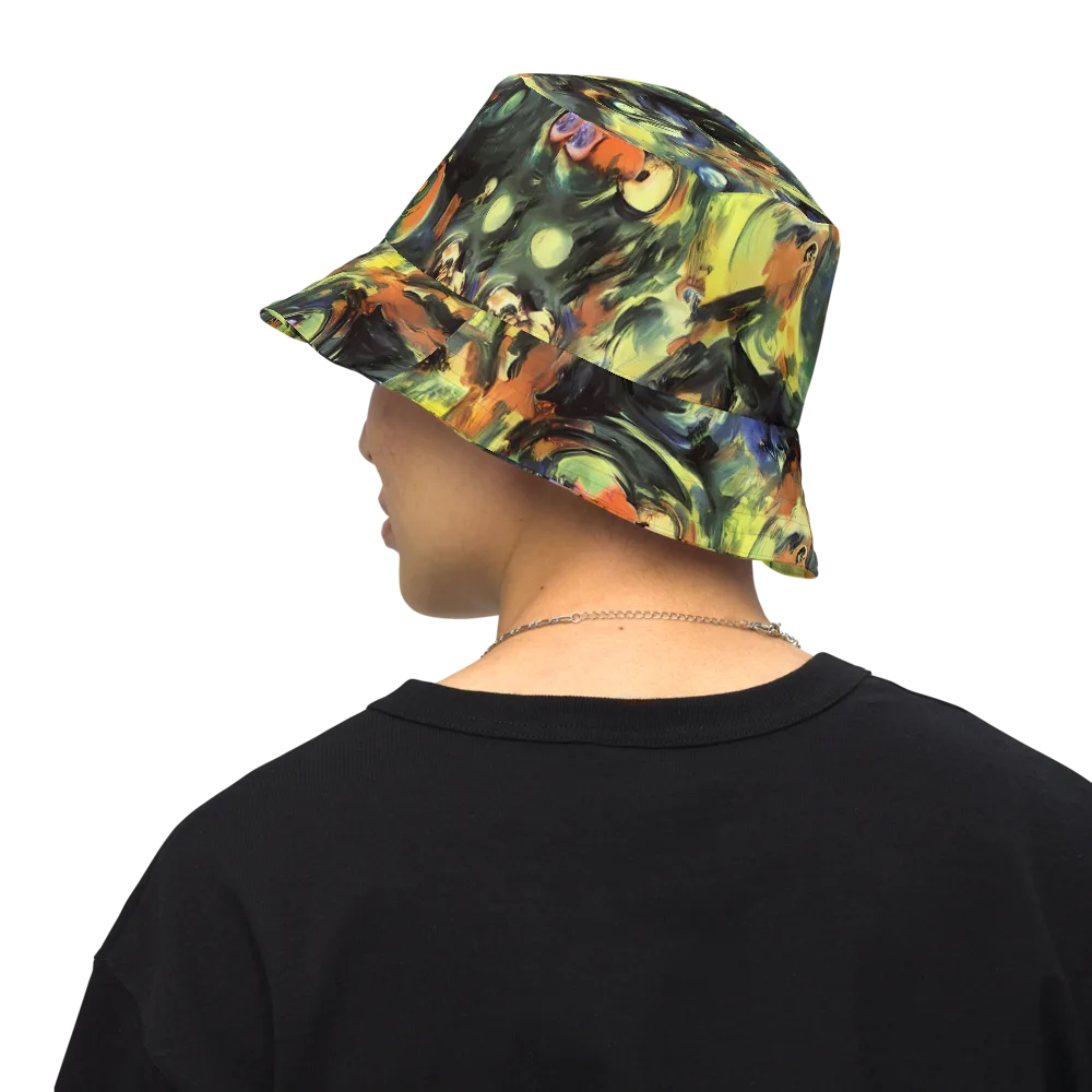 Seve Swirl on Reversible Bucket Hat — Back Inside