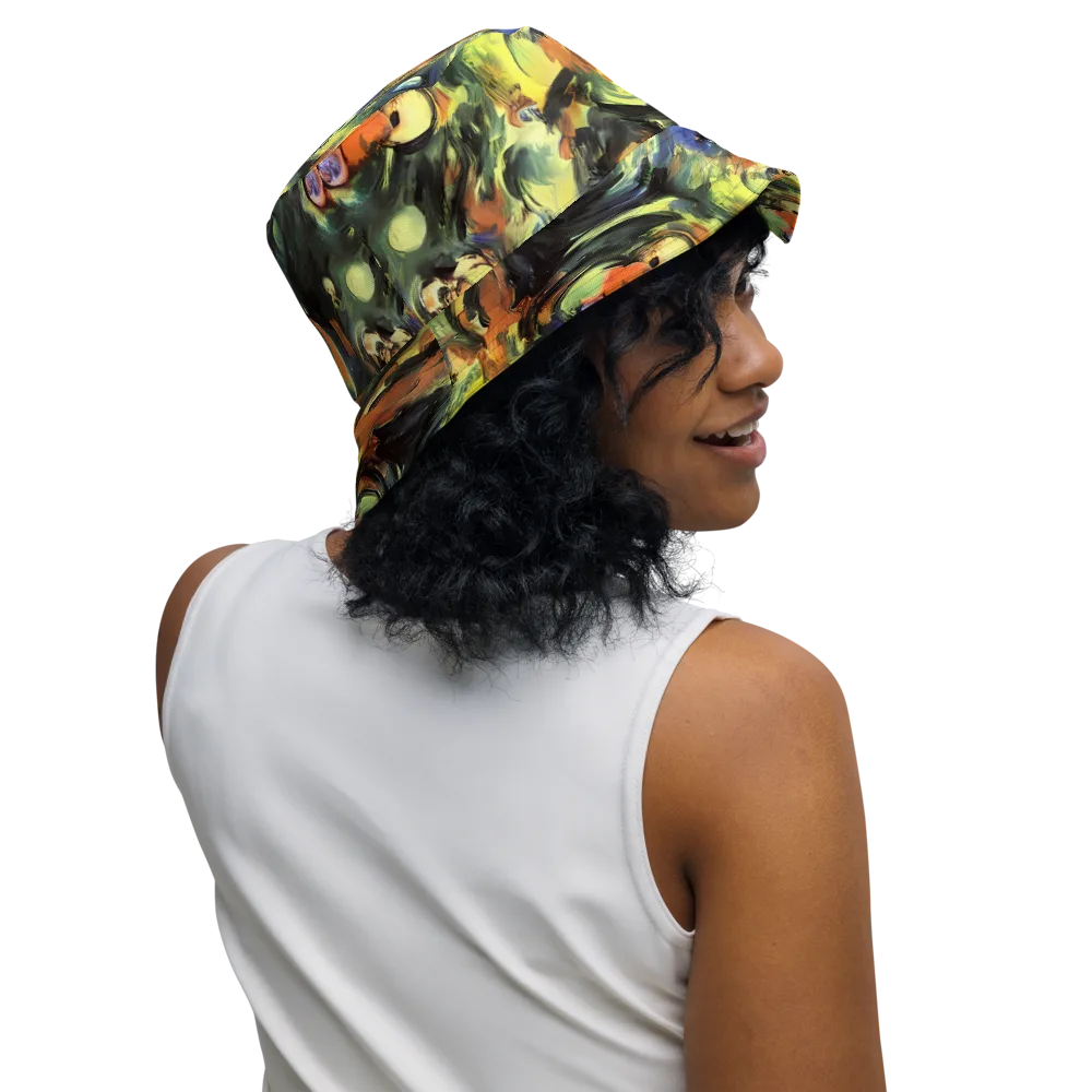 Seve Swirl on Reversible Bucket Hat — Right Outside