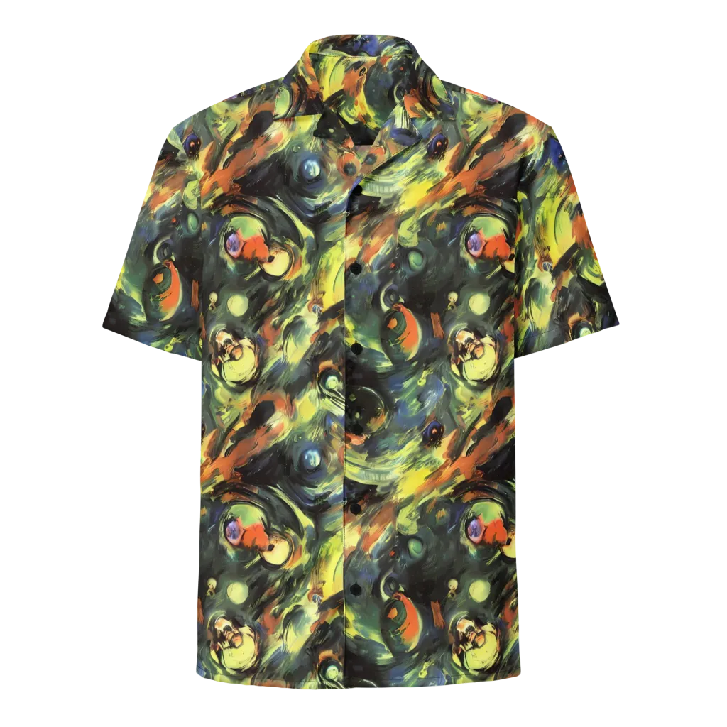 Seve Swirl on Button Shirt — Front