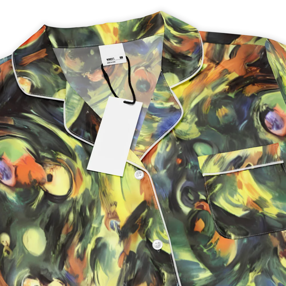 Seve Swirl on Women's Short Sleeve Pajama Top — Product details