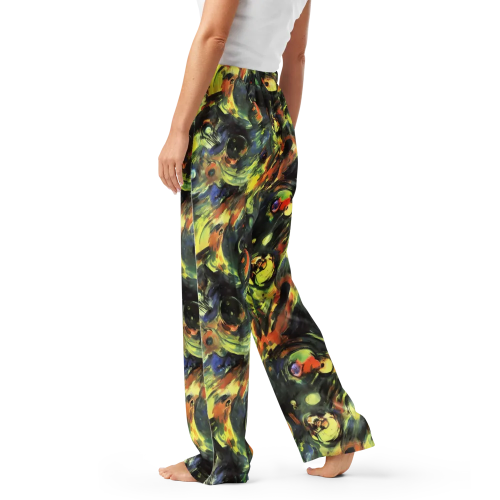 Seve Swirl on Women's Pajama Pants — Left