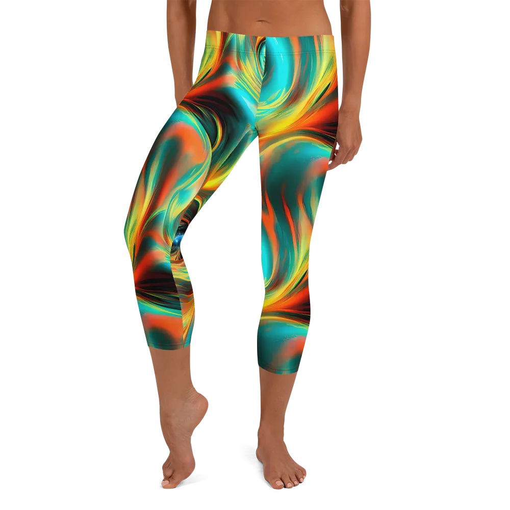Dreamweaver Fusion on Capri Leggings — Front