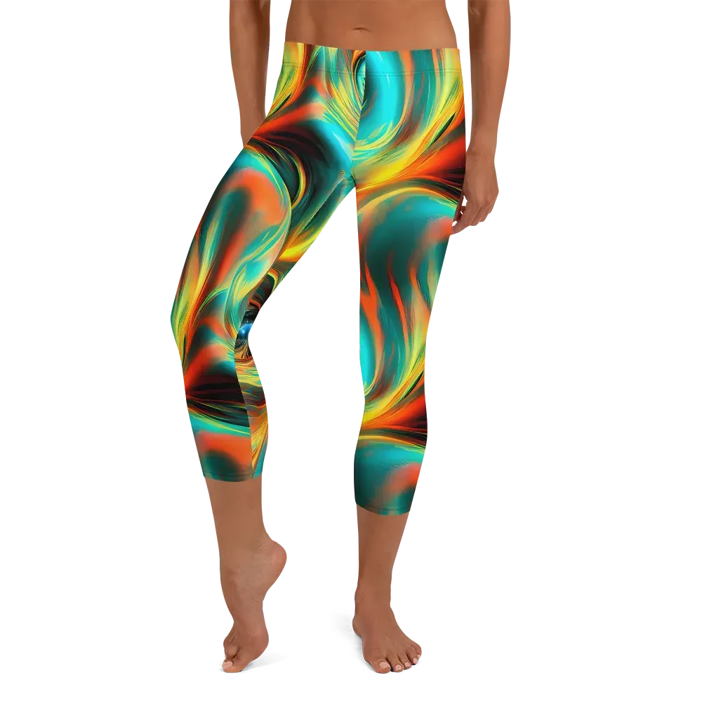 Dreamweaver Fusion on Capri Leggings — Front