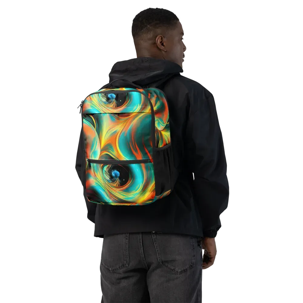 Dreamweaver Fusion on Utility Backpack — Back
