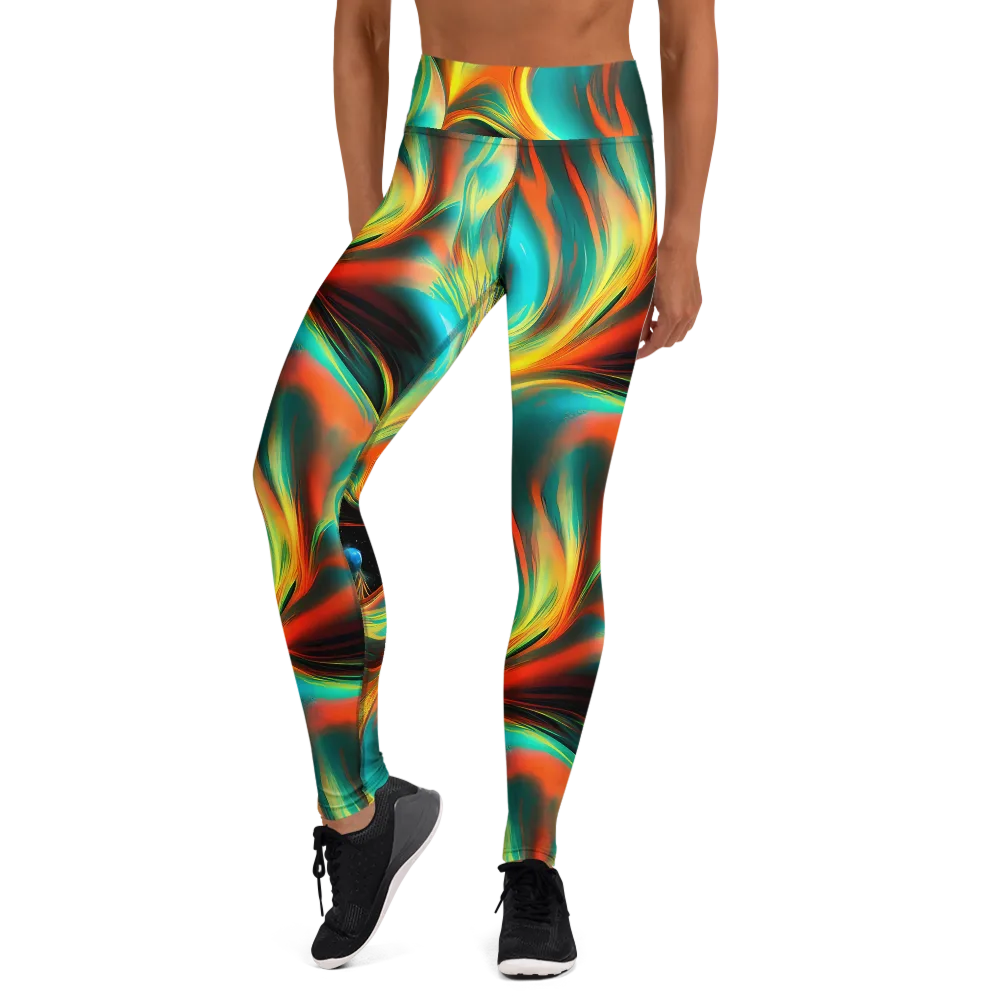 Dreamweaver Fusion on Yoga Leggings — Front