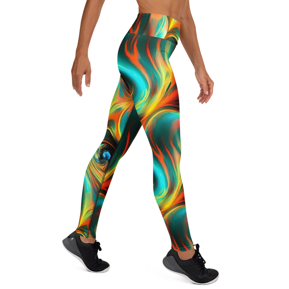 Dreamweaver Fusion on Yoga Leggings — Right