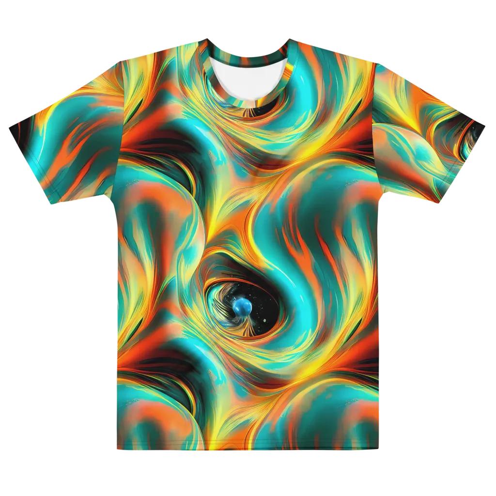 Dreamweaver Fusion on Men's Cotton Crew Neck T-Shirt — Front