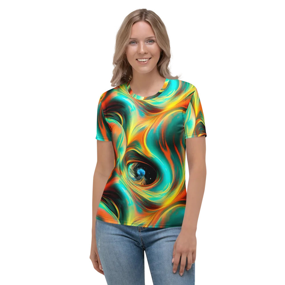Dreamweaver Fusion on Women's Crew Neck T-Shirt — Front