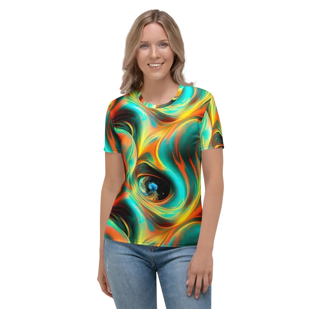 Dreamweaver Fusion on Women's Crew Neck T-Shirt — Front
