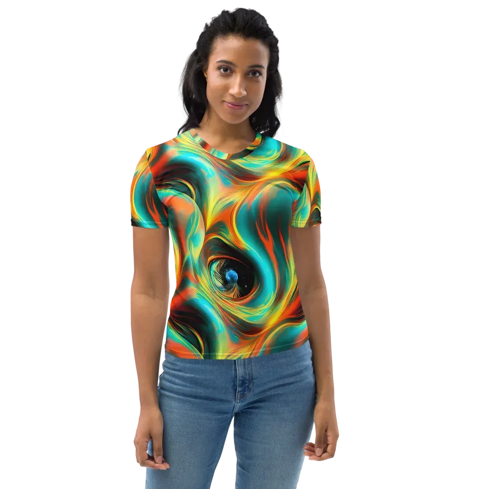 Dreamweaver Fusion on Women's Crew Neck T-Shirt — Front