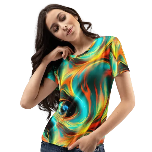 Dreamweaver Fusion on a Women's Crew Neck T-Shirt
