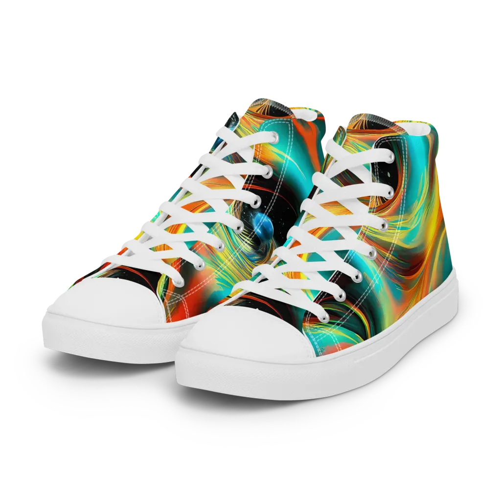 Dreamweaver Fusion on Women's High Top Canvas Shoes — Left Front