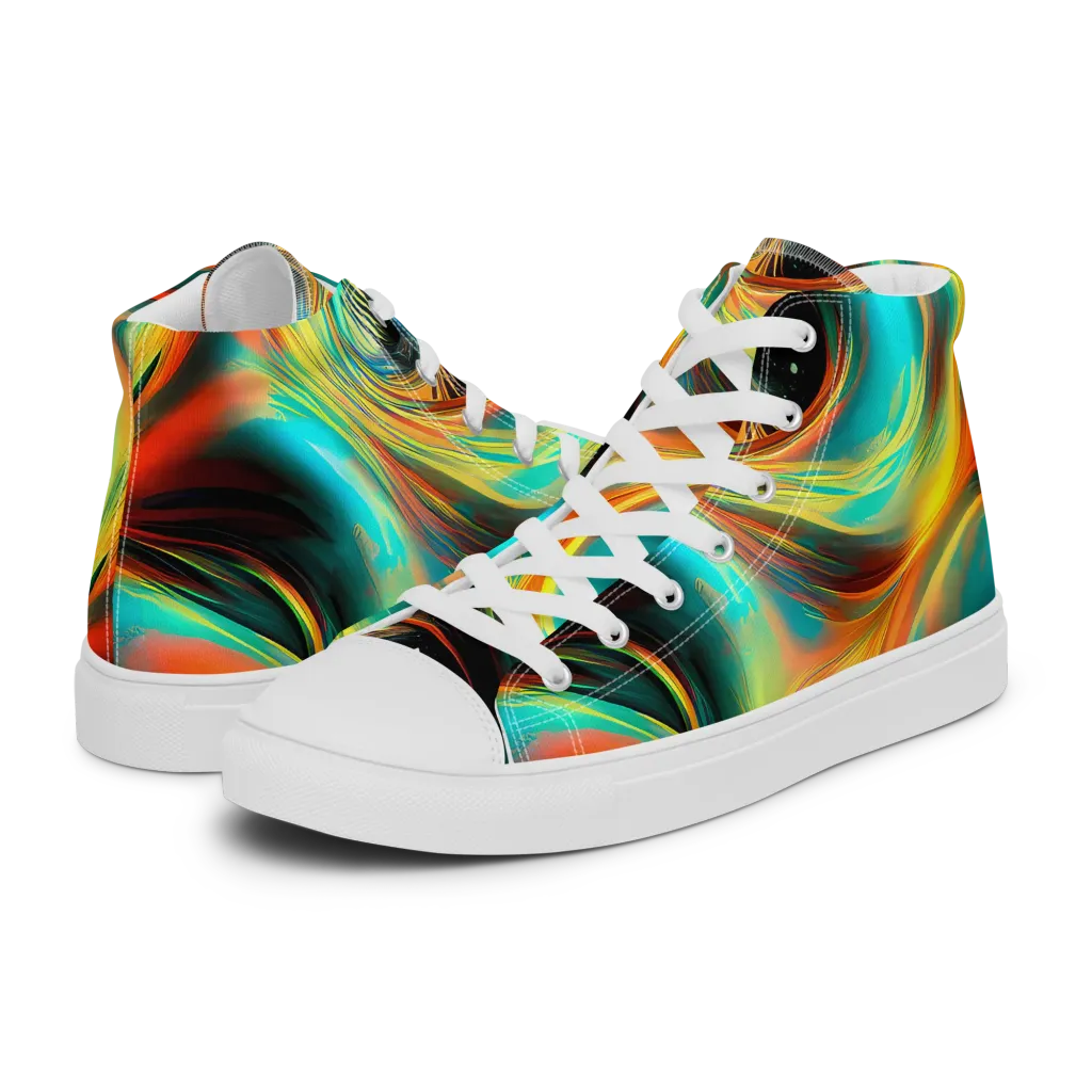 Dreamweaver Fusion on Women's High Top Canvas Shoes — Left
