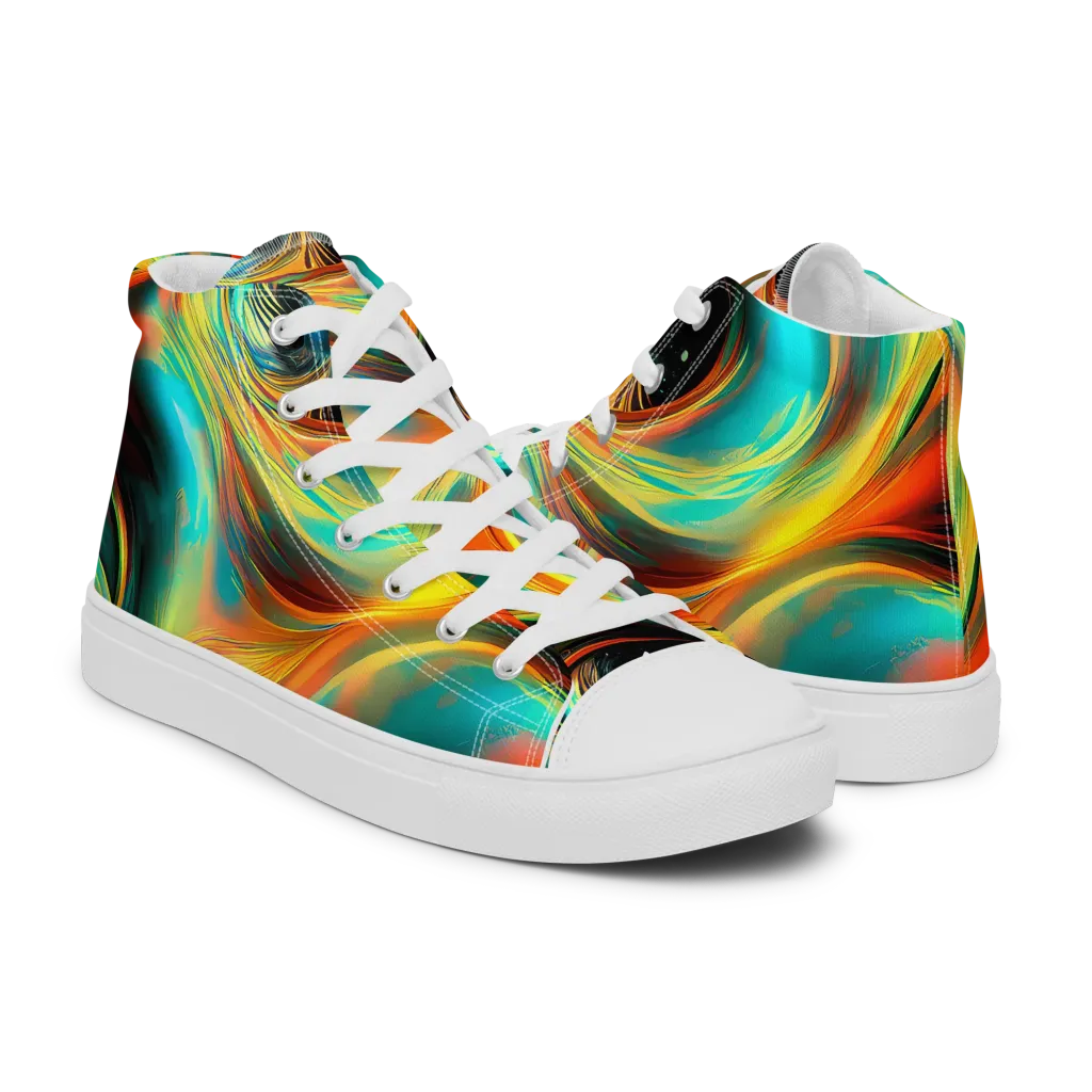 Dreamweaver Fusion on Women's High Top Canvas Shoes — Right