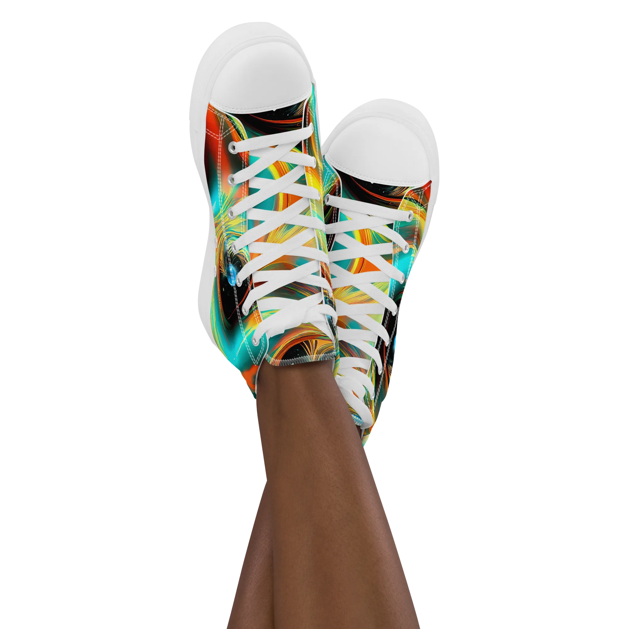 Dreamweaver Fusion on Women's High Top Canvas Shoes — Front