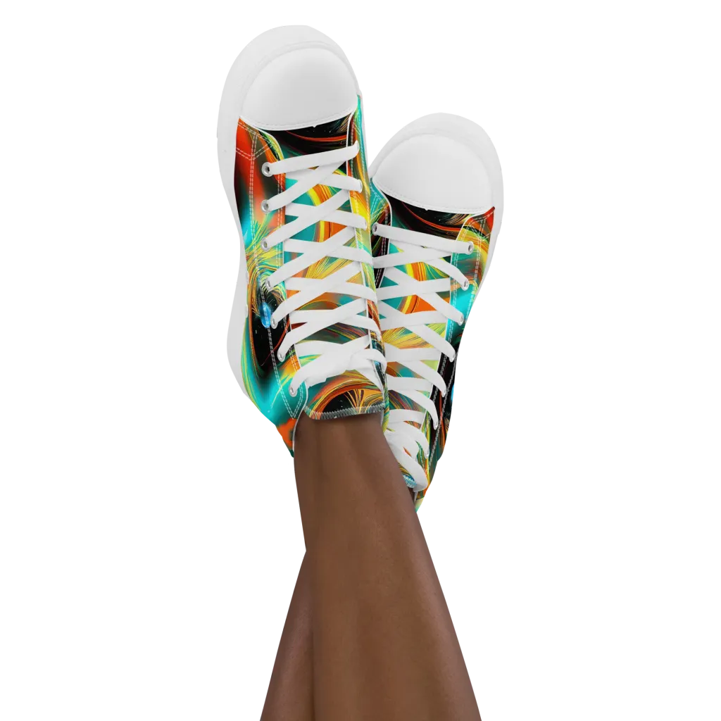 Dreamweaver Fusion on Women's High Top Canvas Shoes — Front