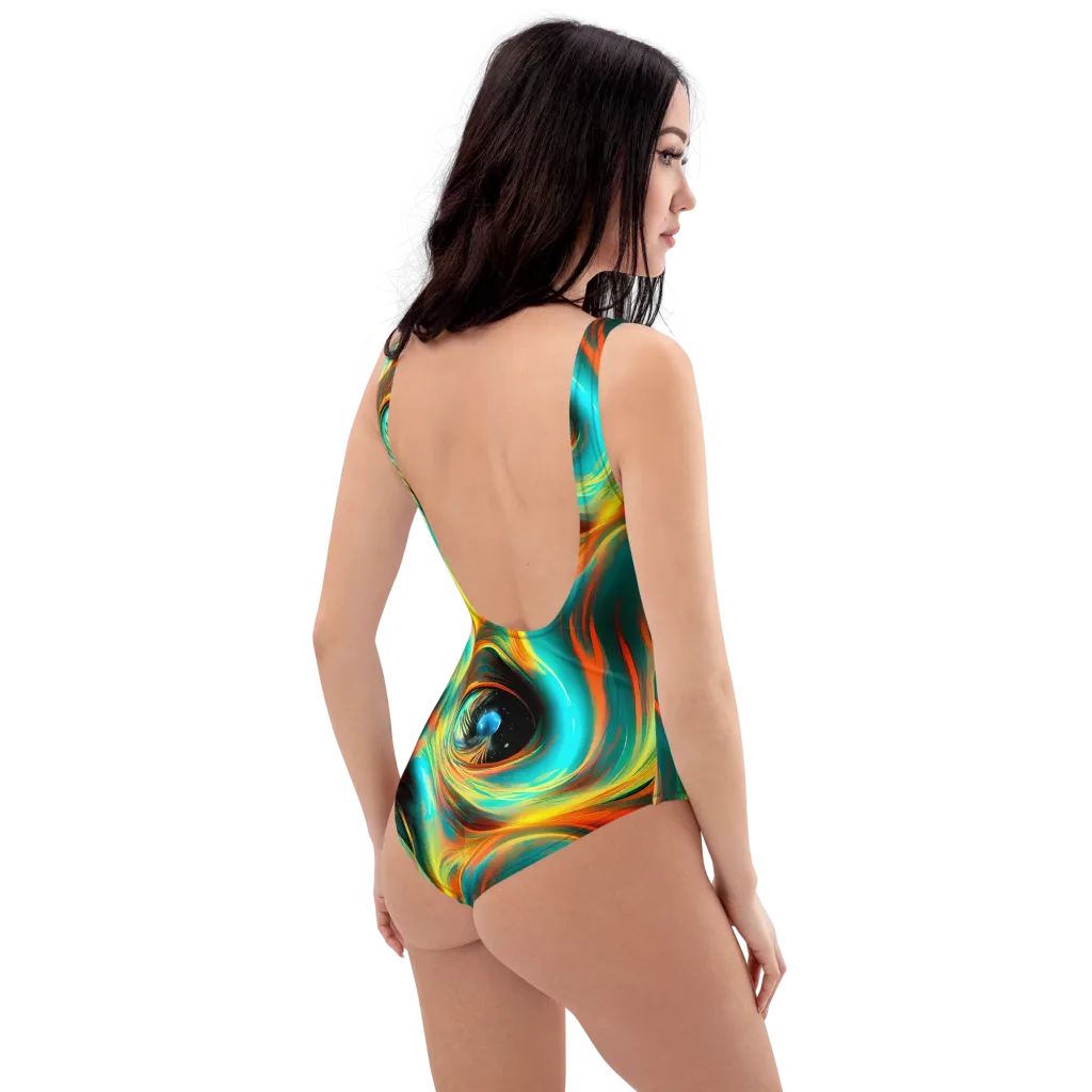 Dreamweaver Fusion on One-Piece Swimsuit — Right Back