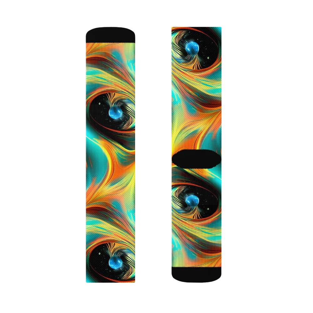 Dreamweaver Fusion on Socks — Right Sock