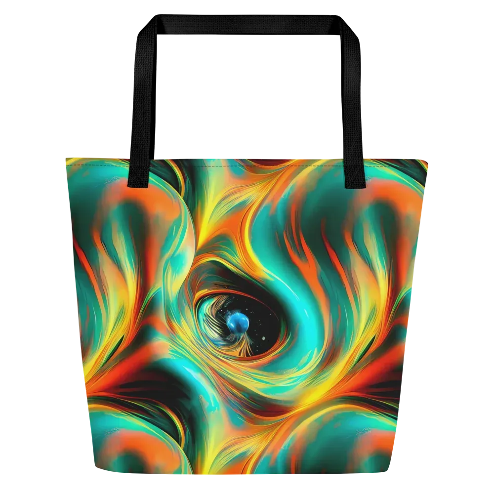Dreamweaver Fusion on Large Tote Bag W/ Pocket — Front