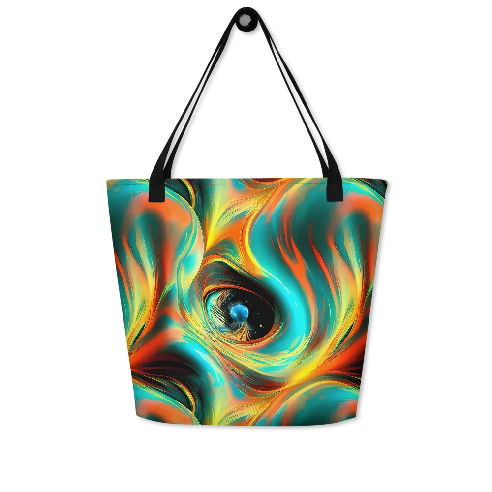 Dreamweaver Fusion on Large Tote Bag W/ Pocket — Front