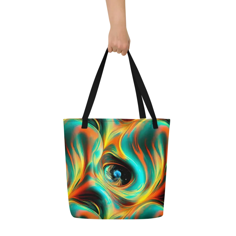 Dreamweaver Fusion on Large Tote Bag W/ Pocket — Front