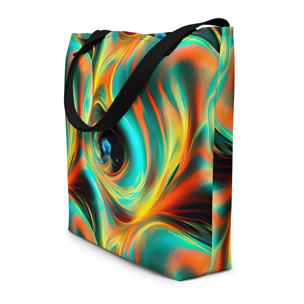 Dreamweaver Fusion on Large Tote Bag W/ Pocket — Front