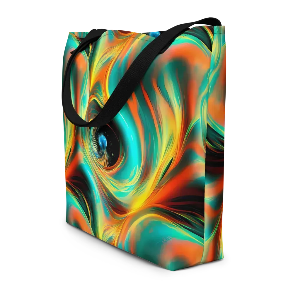 Dreamweaver Fusion on Large Tote Bag W/ Pocket — Front