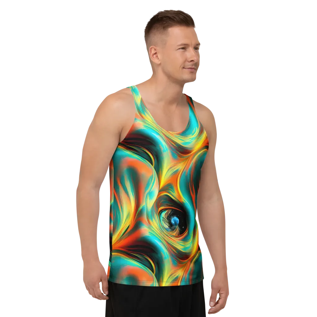 Dreamweaver Fusion on Men's Tank Top — Right Front