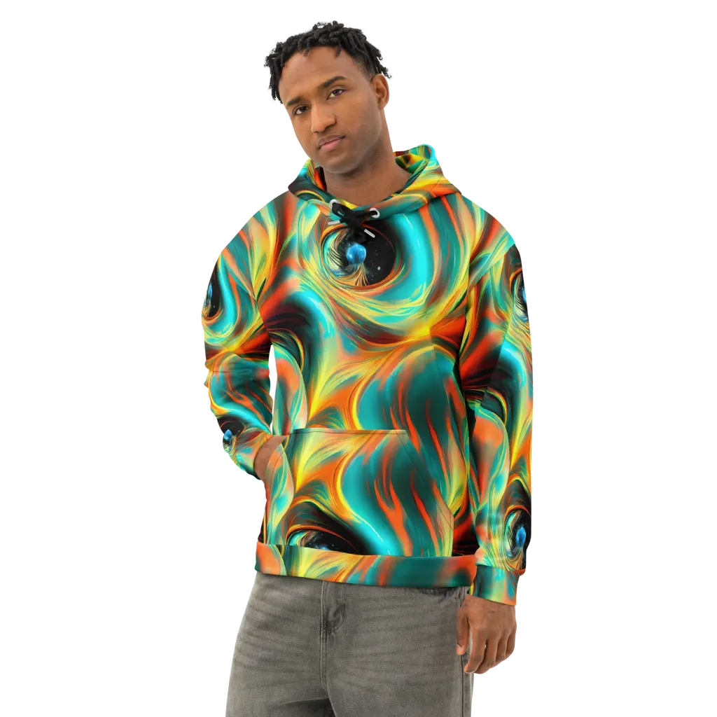 Dreamweaver Fusion on Cotton Hoodie — Left Front