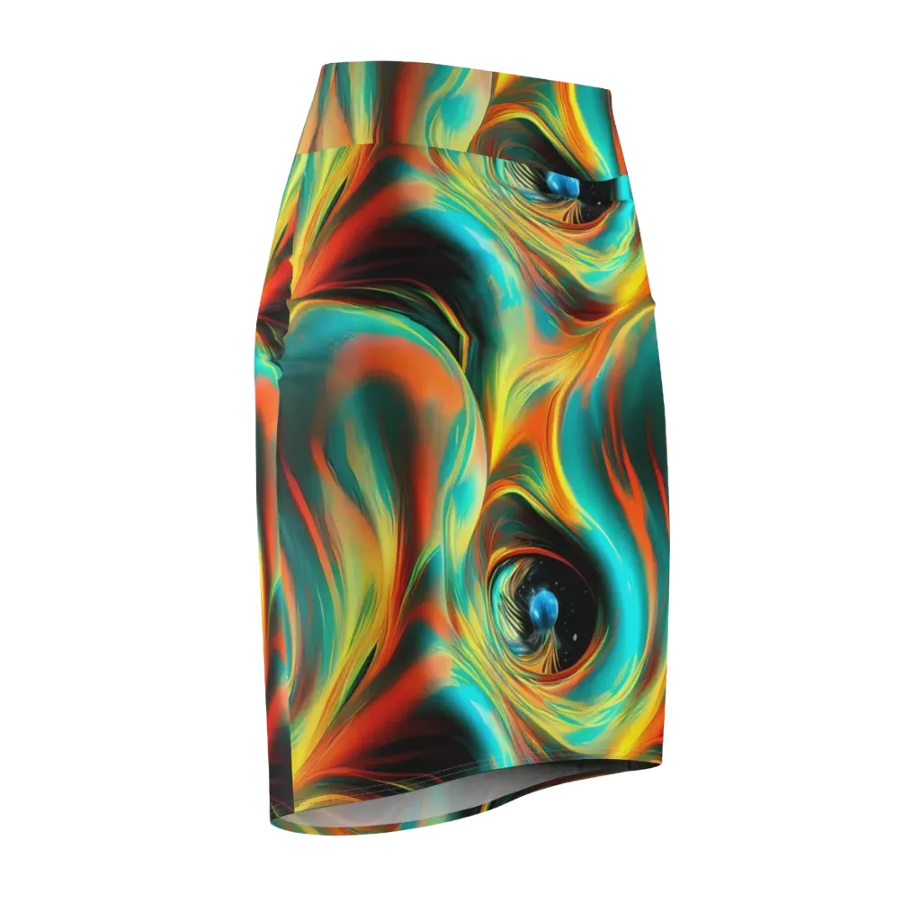 Dreamweaver Fusion on Pencil Skirt — Front Side