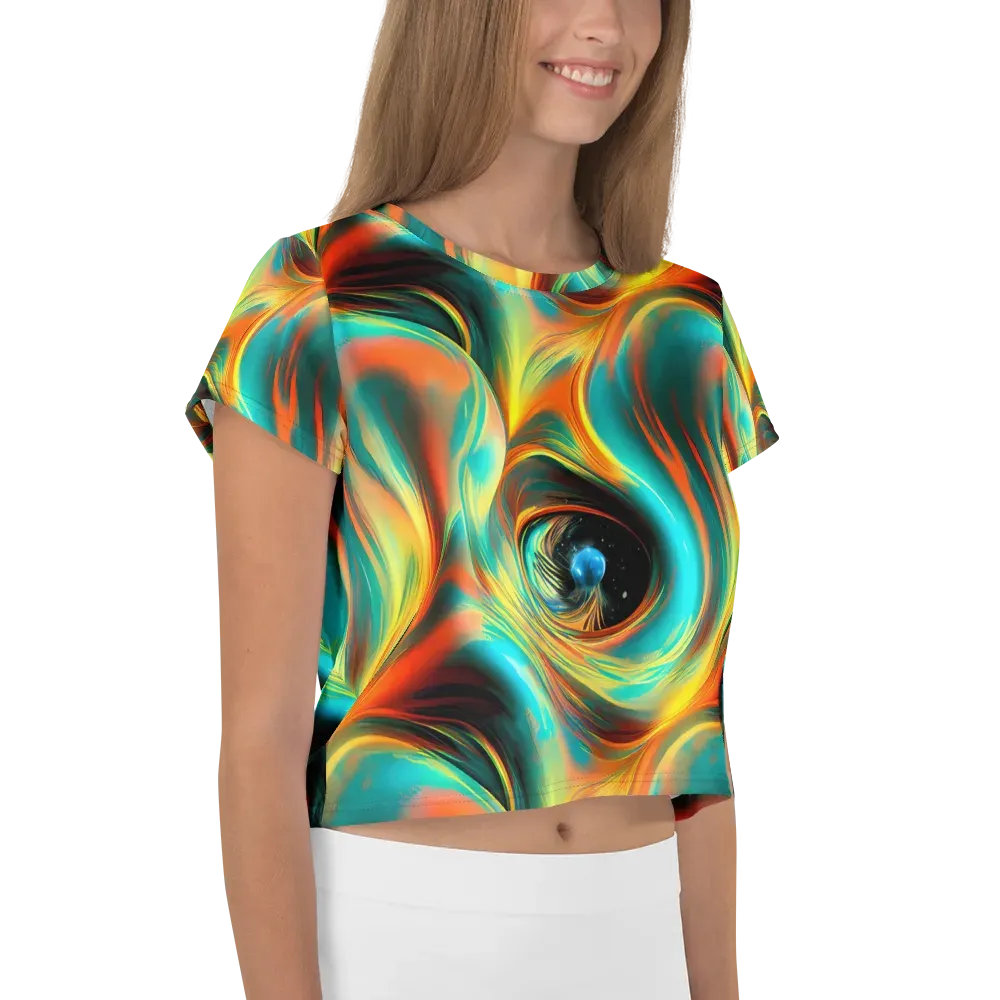 Dreamweaver Fusion on Crop Tee — Right